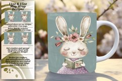 Sweet Bunny with Beautiful Blossoms Wrap Product Image 1