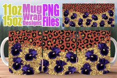 Captivating colors sublimation wrap, Leopard Prints Product Image 1