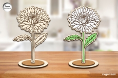Flowers Laser Cut Bundle | Glowforge | SVG Product Image 7