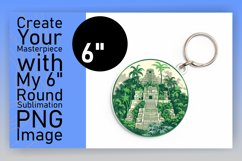 Scenic Ornament Art - Round Sublimation Circle Product Image 1