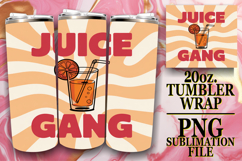 HAPPY ADVENTURES 20oz TUMBLER WRAP, Retro Food Product Image 1