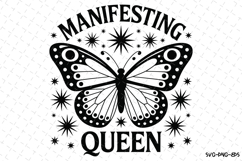 Manifesting Queen Svg | Halloween Svg | Svg Cut Files Product Image 1