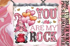 Vibrant Thoughts 20oz tumbler wrap, Valenines Product Image 1