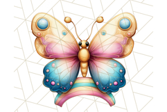 Jewel Toned Butterfly PNG Clipart, Vibrant Butterflies Product Image 4