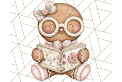 Gingerbread People Clipart, Cute Cookie PNG Illustrations Product Image 4