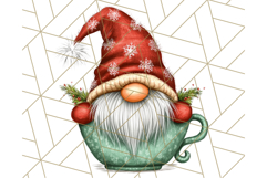 Christmas Gnome Clipart, Holiday Gnomes PNG Illustrations Product Image 4