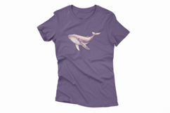 Cute Humpback Whale Ocean Giant PNG Summer Sea Animal Product Image 4