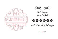 Dad’s Garage Laser Cut SVG Product Image 2