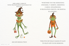 Halloween Frog Clipart Product Image 2
