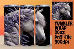 Personalized 20oz Tumbler Gift , Horse Product Image 1