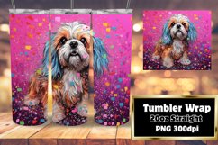 Energetic Dog on Splashy Tumblers Product Image 1