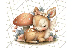 Forest Fairy Garden Creatures PNG, Whimsical Woodland Art Product Image 4