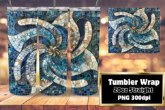 Glitter Flower Tumbler Wrap Art 20oz Product Image 1