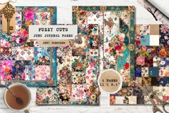 Fuzzy Cuts Collage Junk Journal Pages Printable Product Image 1