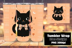 Charming Cat Tumbler Wrap Design Product Image 1