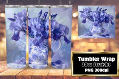 Springtime Bloom 20oz Tumbler Wrap: Floral Harmony Product Image 1
