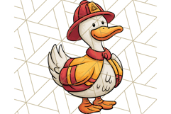 Goose Occupation Clipart PNG, Cute Job-Themed Graphics Product Image 4