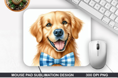 Funny Dog Mouse Pad Sublimation, Animals Mouse Pad PNG Product Image 1