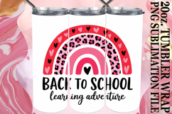 Vibrant Thoughts 20oz tumbler wrap, Back To School Product Image 1
