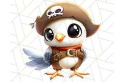 Cartoon Pirate Kids and Animals PNG Clipart for Fun Designs Product Image 4