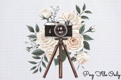Antique Winter Photography Clipart PNG Product Image 1