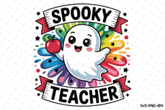 Spooky Teacher Svg | Halloween Svg | Svg Cut Files Product Image 1
