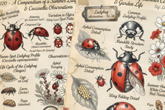 Summer Ladybug Graden Junk Pages Product Image 4