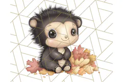 Woodland Nursery Baby Animals And Fantasy Forest PNG Clipart Product Image 4