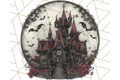Gothic Halloween Clipart Dark Aesthetic PNG, Halloween Png Product Image 4