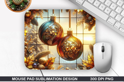 Christmas Mouse Pad Sublimation, Christmas Mouse Pad PNG Product Image 1
