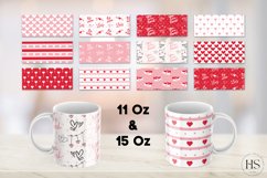 12 Valentine&#039;s Day Mug Sublimation Bundle, Mug Wrap Bundle Product Image 2