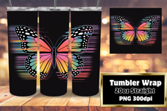 Unique Gift: 20oz Tumbler Design , Butterfly Product Image 1