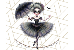 Spooky Carnival Characters Clipart PNG, Halloween Clipart Product Image 4