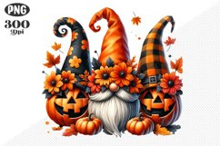 Halloween Gnomes Sublimation - Clipart PNG Design Product Image 1