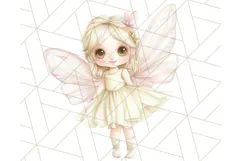 Pastel Fairies and Butterflies PNG, Spring Fantasy Clipart Product Image 4