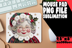 Bright MOUSE PAD Artistic PNG, Holiday Pets Product Image 1