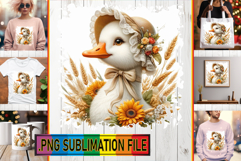 Sweet TOTE BAG Design Ideas PNG, Goose Product Image 1