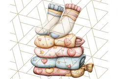 Warm & Fuzzy Mornings PNG Clipart, Cozy Animal Art Download Product Image 4