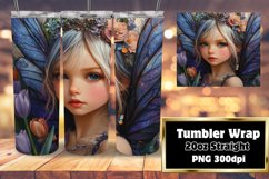 20oz Tumbler Template for Personal Use , Fairy Product Image 1