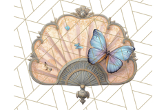 Vintage Butterfly PNG Clipart, Fairytale Cottagecore Images Product Image 4