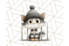 Cute Animals in Jail Clipart PNG, Funny Prisoner Critters Product Image 4