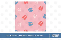 American 4th of July Hoofs and Hen Prints Seamless Pattern Product Image 2