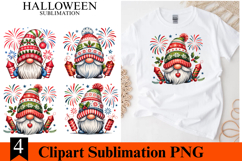 4 Christmas Gnome Clipart PNG | Merry Christmas Png Product Image 1