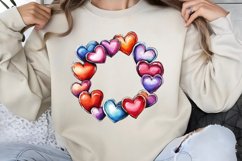 Retro Valentine Clipart PNG Product Image 1