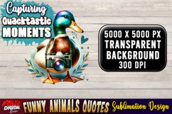 Funny Animals Quotes Sublimation Clipart Product Image 8