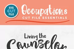 School counselor svg - Living the Counselor Life SVG Product Image 5