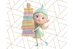Santa’s Workshop PNG Clipart Elves, Toys &amp; Gifts Clip Art Product Image 4