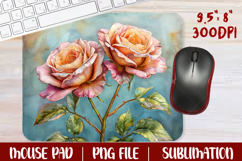 Two Small Roses Sublimation PNG 3 Product Image 1