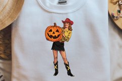 Vintage Witch Halloween Sublimation PNG Product Image 1