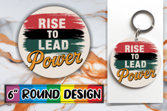 Luminous Car Coaster Round Sublimation PNG, Juneteenth Product Image 1